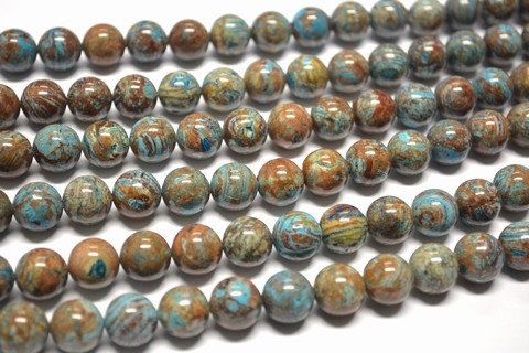 Agate turquoise/brown